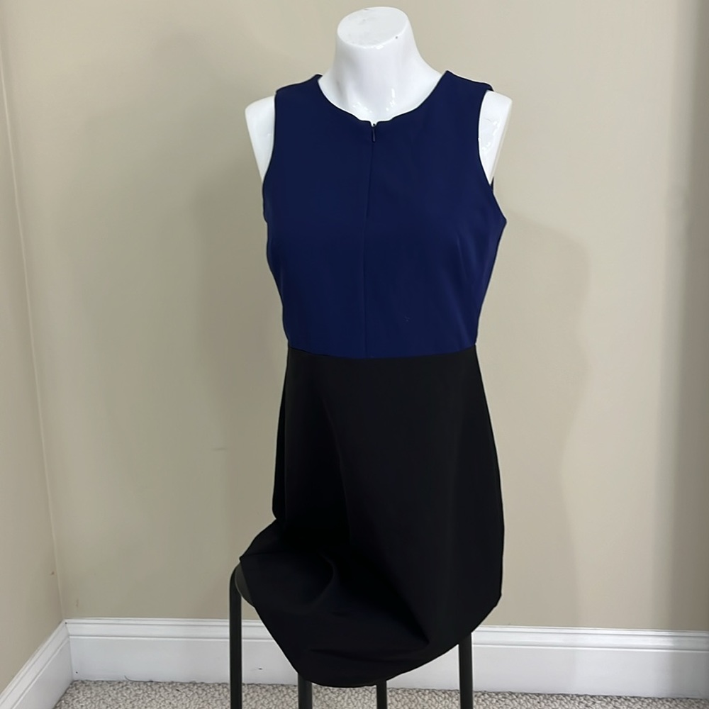 NWT Sam Edelman Women's Front Zip Color Block Sheath Dress
